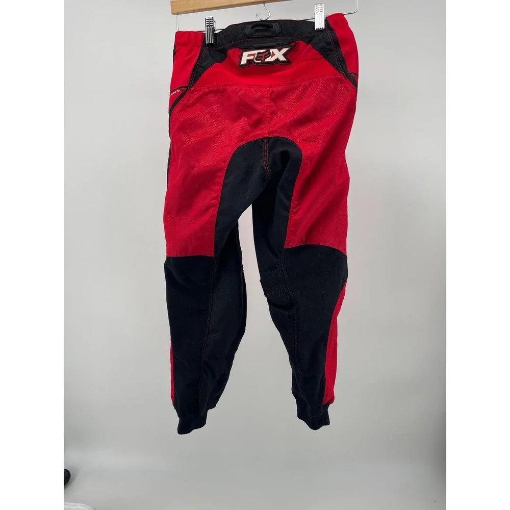 Fox Racing 180 Motocross Pants Youth 12-14 Red Black Size 28 MX Gear